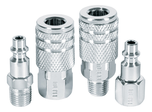 Juego Coples Y Conectores Para Compresor 1/4'' Pretul 27020