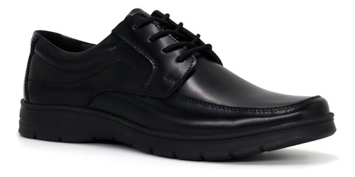 Zapato Escolar De Cuero Conter 25q1.mk-e3 Negro