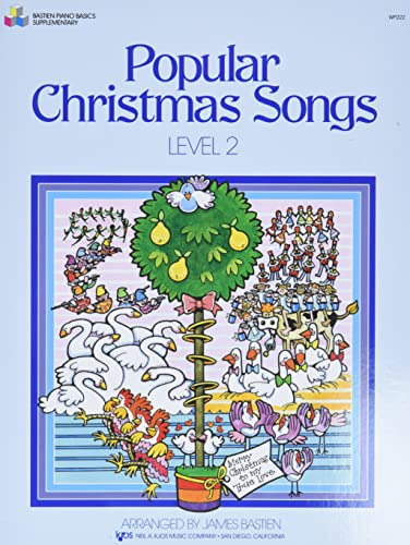 Book : Wp222 - Popular Christmas Songs Level 2 - Bastien -.