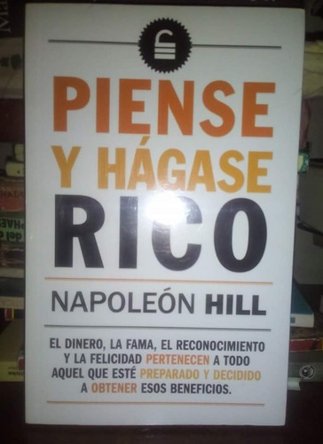 Imagen 1 de 2 de Piense Y Hágase Rico / Napoleón Hill 