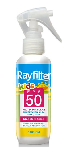 Protector Solar Rayfilter F50 Kids 100 Ml Spray