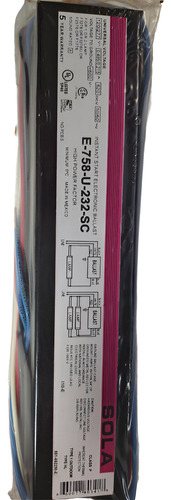 Balastro Electrónico E-758-u-232-sc