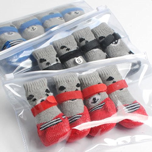 Zapatos Calcetines Para Perro Y Gato, Con Suela Ajustable