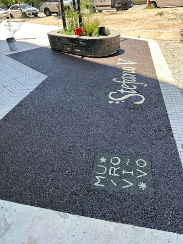 Pisos De Piedra Drenante Continuos