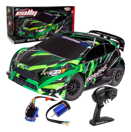 Carro Control Remoto Traxxas Ford Fiesta St Rally Brushless 