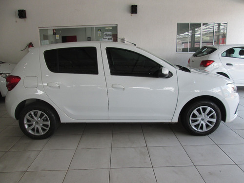Renault Sandero Zen Flex Completo Unico Dono Zero De Entrada