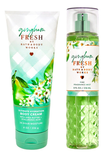 Gingham Fresh Fragancia Y Crema Corporal Bath & Body Works