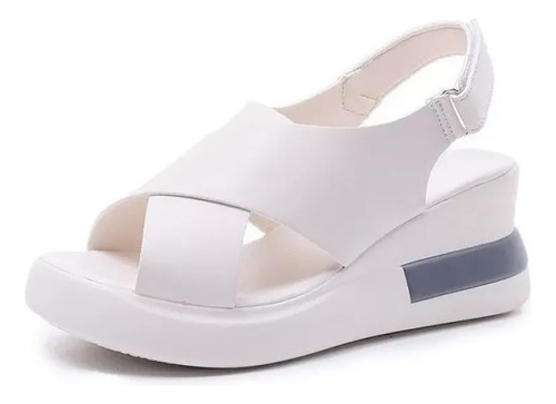 New Sandalias Cuña Suela Gruesa, Zapatos Mujer Boca De Pez