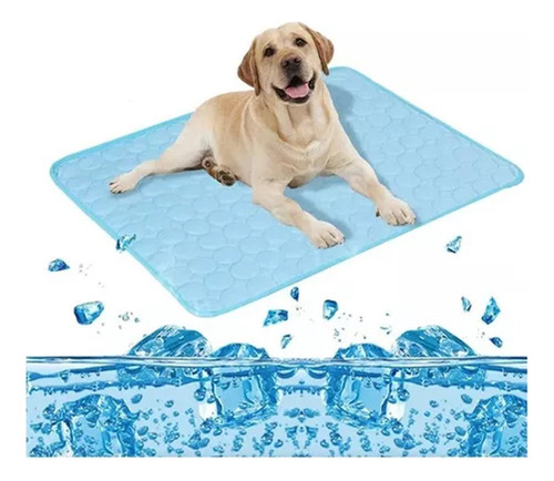 Tapete Refrescante De Seda Gelada Para Cães 70*55cm