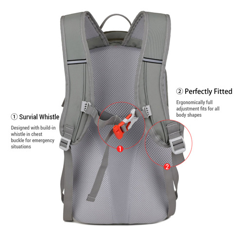 Mochila De Senderismo Ligera Outlander De 30 Litros Para Via