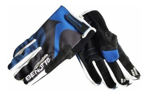 Guantes Ciclista Completo Azul/negro Gel Ms-892 Benotto