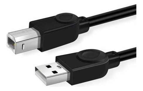 Cable De Impresora Y Scanner A-b De 3 Metros Con Usb 2.0 Color Negro