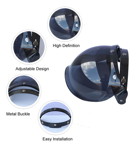 Cascos Antiarañazos Para Bicicleta, Lentes Retro Con Forma D