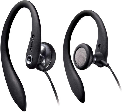 Auriculares Con Cable Philips Shs3300bk Tipo Gancho Negro
