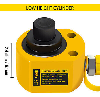 Vevor Hydraulic Cylinder Jack 30t 2 Stroke Durable 1000 Zzi