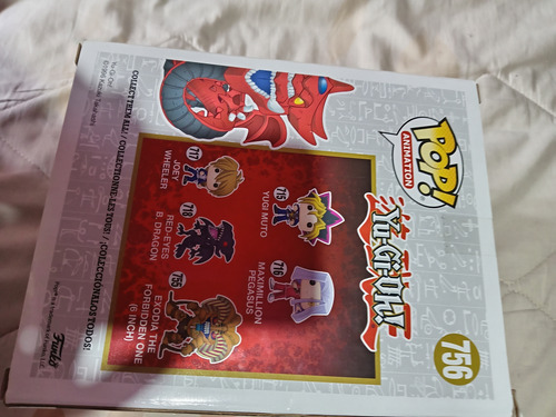 Funko Pop Yughi Oh Dioses Egipcios. Obelisk. Exodia. Slyfer (Usado)