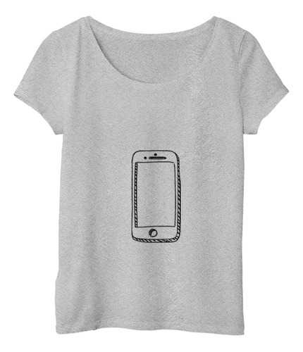 Remera Mujer Celular Solo Pantalla Tactil Android M1