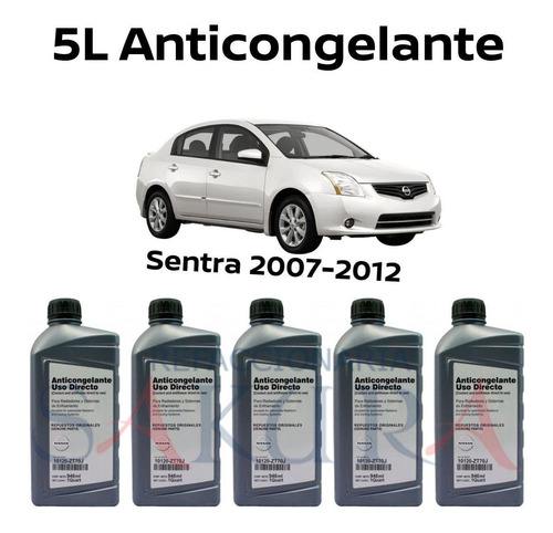 Anticongelante Azul Original 5 Litros Sentra 2009