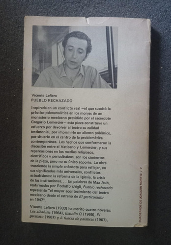 Pueblo Rechazado - Vicente Leñero (Usado)