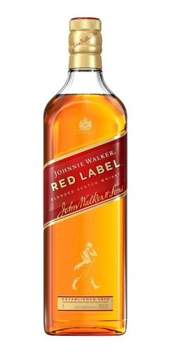 Whisky Escocés Johnnie Walker Rojo (1-litro) 100% Original