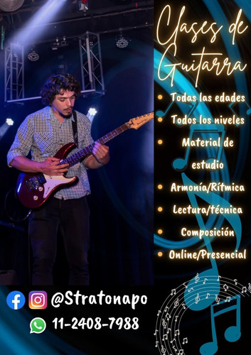 Imagen 1 de 1 de Clases De Guitarra