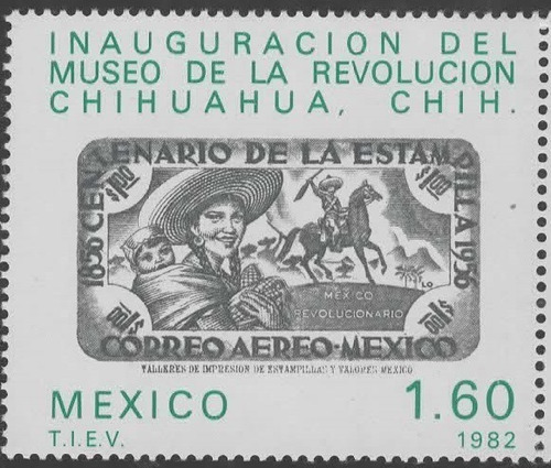 Museo Revolución Chihuahua Estampilla 1982 Mnh