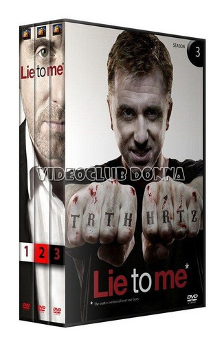 Lie To Me Serie Completa 3 Temporadas En Dvd