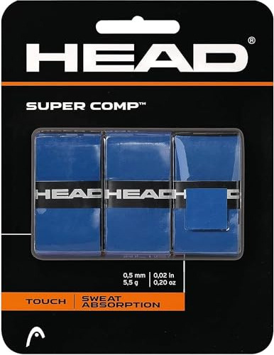 Head Super Comp Racquet Overgrip - Tennis Racket Grip Tape -