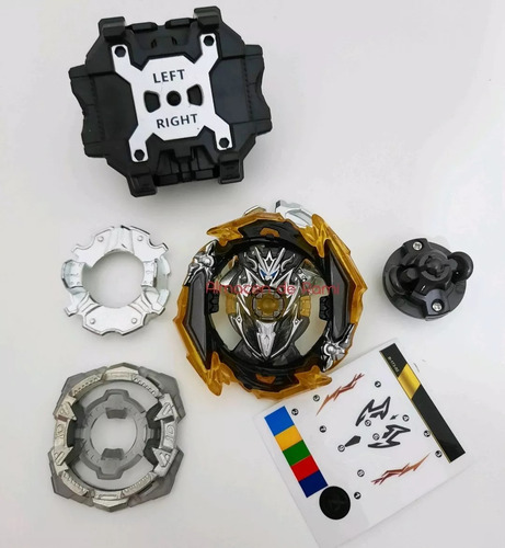 Beyblade Burst Superking B-173-02 Infinite Achilles Aiga. Negro
