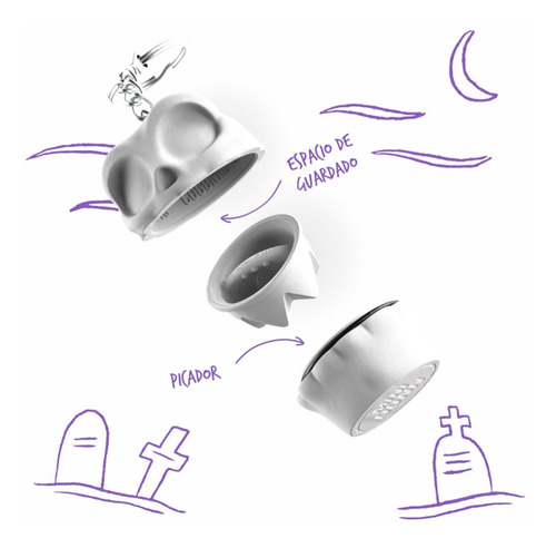 Cogonauts Mini Donn - Llavero Picador Color Blanco Minidonn