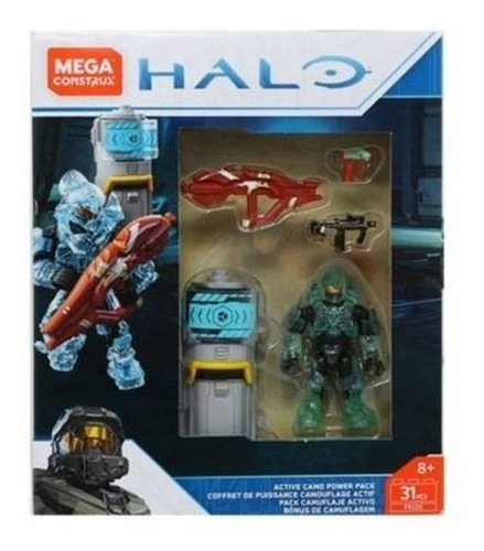Halo Megaconstrux Pack De Camuflaje Activo 31pzs Nuevo