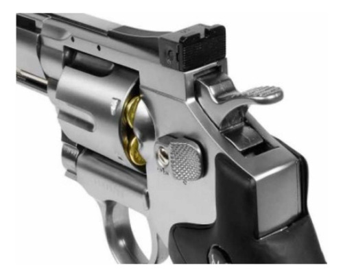 Lanzador De Co2 Revolver Dan Wesson .357 Fullmetal 4.5mm