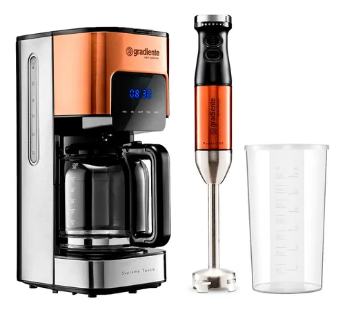 Cafeteira Elétrica Programável Gradiente Supreme Touch 127v Cobre 110v