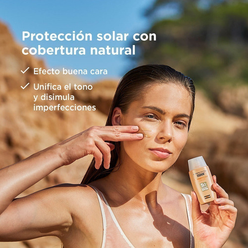 Imagen 3 de 3 de Fotoprotector Isdin Fusion Water Color Spf50 X 50ml