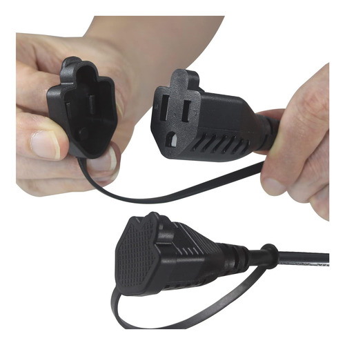 Cable De Divisor De Potencia De 3 Outlet Kuncan, Salida De 1