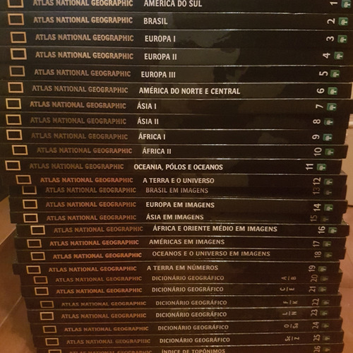 Coleção Atlas National Geographic Completa 1-26 (Usado)