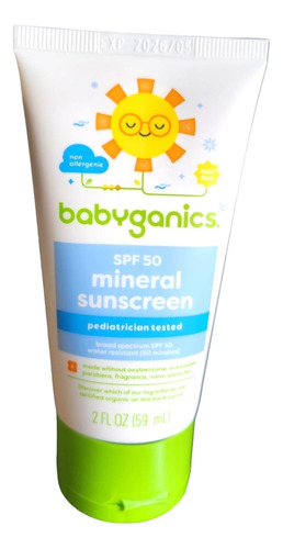 Babyganics - Protector Solar Mineral Spf 50 - 59 Ml