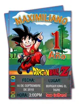 Comprar Invitación Digital Dragon Ball Z