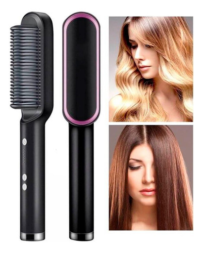 Escova 3 Em 1 Secadora Alisa Cabelo Perfeita 110/220v Bivolt
