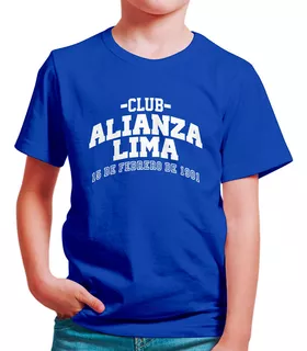 Polo Niño Alianza Athletic Design (d0930 Boleto.store)