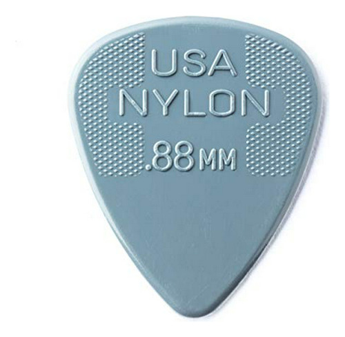 Púas De Guitarra Jim Dunlop .88mm Nylon, 12 Unidades