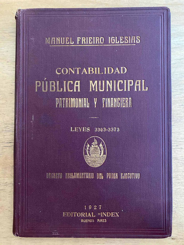 Contabilidad Publica Municipal - Frieiro Iglesias, Manuel