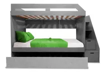 Comprar Litera Earl Gris  Literas Twins Muebles Mueble Recamaras 