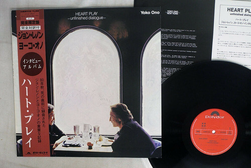 John Lennon Yoko Ono Heart Play Lp Japan Obi Vinyl