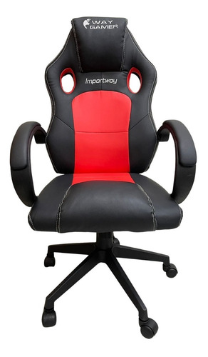 Cadeira Gamer Com Rodinhas Importway Vermelha