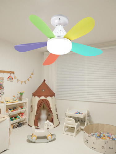 Ventilador De Techo Con Luz Lampara De Ventilador E27 30w