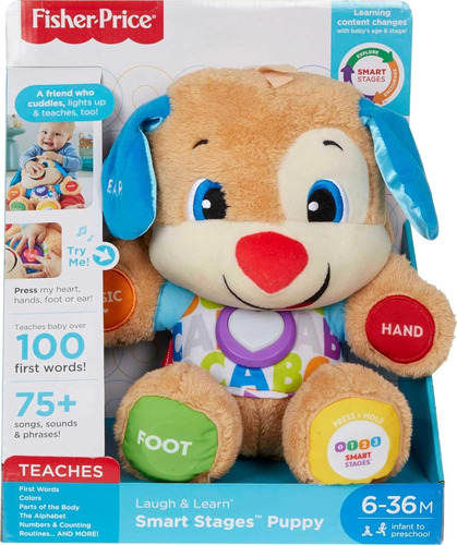 Peluche Interactivo Fisher Price Perrito Música Lucs Y Sound