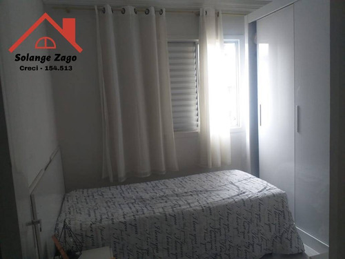 Imagem 5 de 15 de Lindo Apartamento Em Condominio Fechado Com 48m² - 2 Dorms - 2089