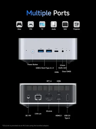 Mini PC Ai Minisforum M1 PRO-285h, Intel Core Ultra 9 285h