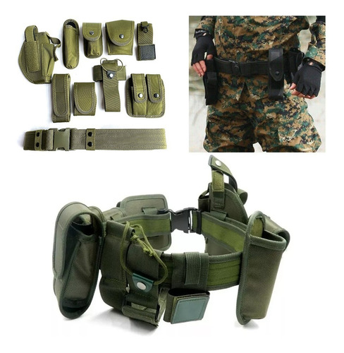 Cinturon Tactico Militar Replicas Airsoft Multi Pouch